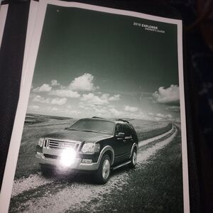 FORD 2010 EXPLORER OWNERS MANUAL  USER GUIDE IN ORIGINAL FORD DUST JACKET/COVER